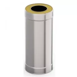 Сэндвич-труба 0,5м, ф 150х210, AISI 430/Оц, 0,5мм/0,5мм, (К)