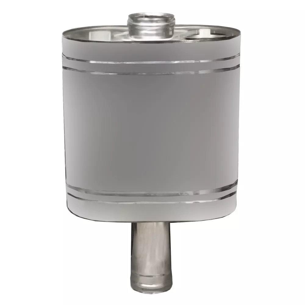 Бак на трубе под каменку, 50л, ф 115, AISI 439/0,8мм, (штуцер 3/4")